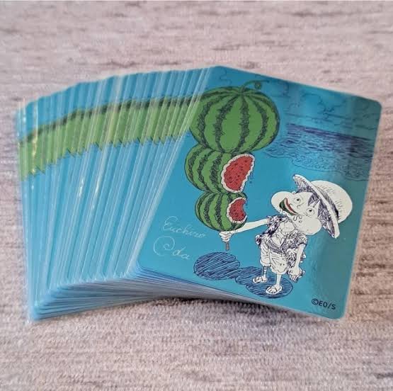 One Piece Watermelon Luffy — NatsuComi 2026 MetaKira Promo Card (Japanese Exclusive)